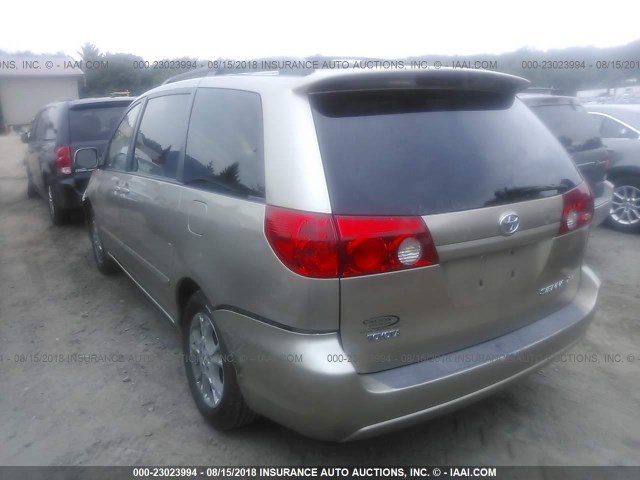 5TDZA22CX6S457797 - 2006 TOYOTA SIENNA XLE/XLE LIMITED TAN photo 3