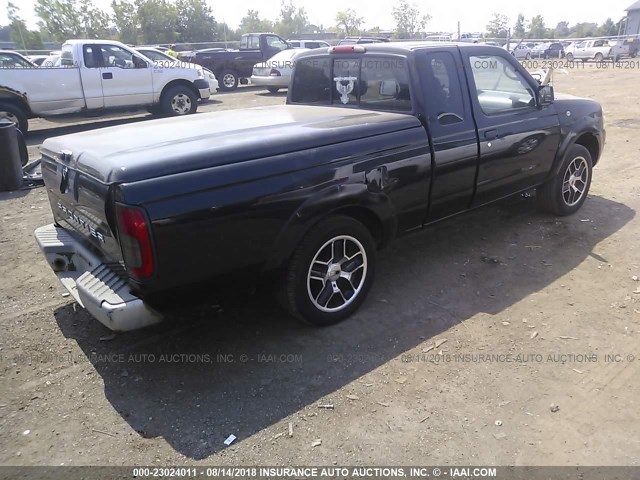 1N6DD26T33C467805 - 2003 NISSAN FRONTIER KING CAB XE BLACK photo 4