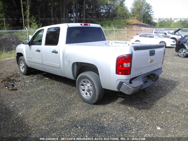 3GCPCREA9DG153392 - 2013 CHEVROLET SILVERADO C1500  LS SILVER photo 3