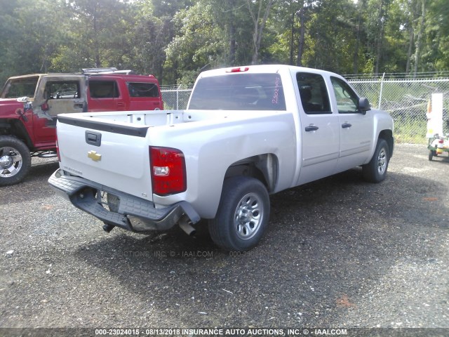 3GCPCREA9DG153392 - 2013 CHEVROLET SILVERADO C1500  LS SILVER photo 4