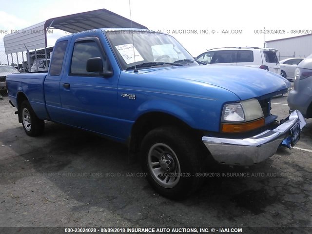 1FTYR14V5XTB12337 - 1999 FORD RANGER SUPER CAB BLUE photo 1