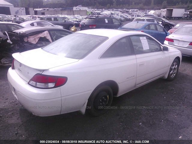 2T1CF28P9XC243525 - 1999 TOYOTA CAMRY SOLARA SE/SLE WHITE photo 4