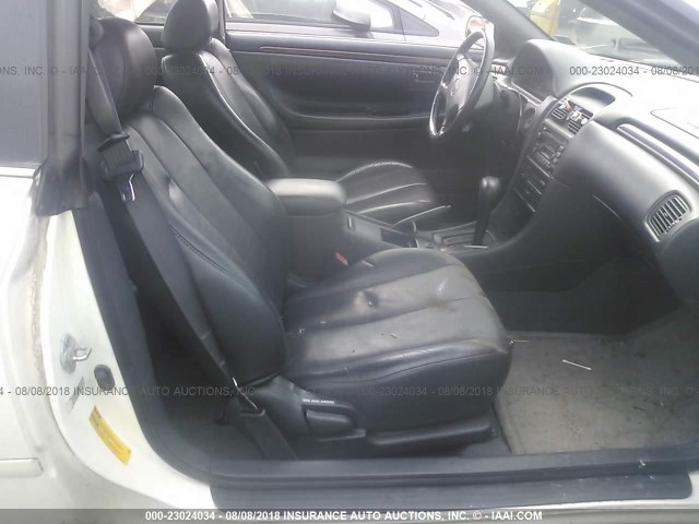 2T1CF28P9XC243525 - 1999 TOYOTA CAMRY SOLARA SE/SLE WHITE photo 5