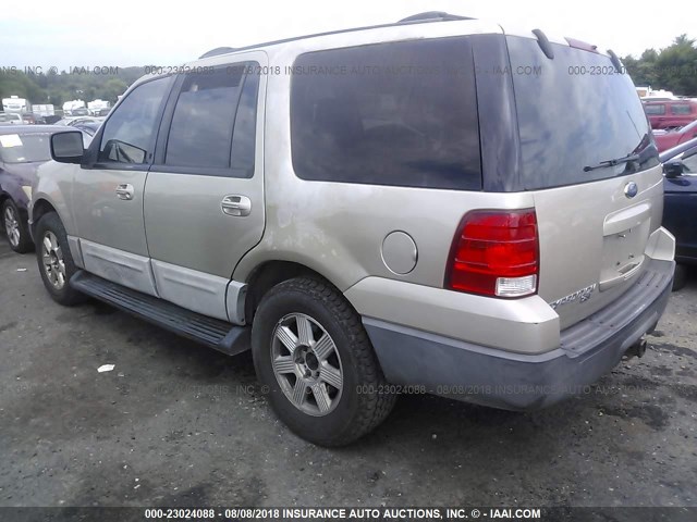 1FMPU16W74LA01862 - 2004 FORD EXPEDITION XLT GOLD photo 3