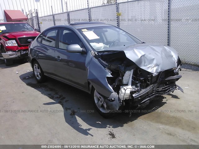 KMHDU46D79U811982 - 2009 HYUNDAI ELANTRA GLS/SE GRAY photo 1