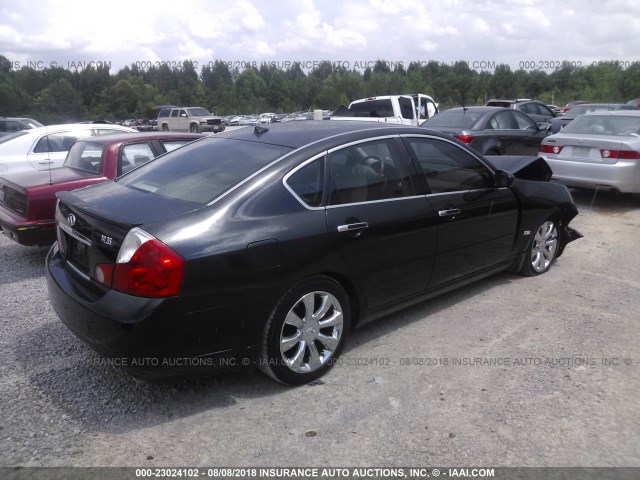 JNKAY01E06M110344 - 2006 INFINITI M35 SPORT BLACK photo 4