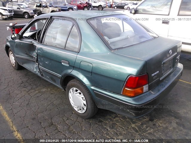 JT2BC52LXT7045097 - 1996 TOYOTA TERCEL DX GREEN photo 3