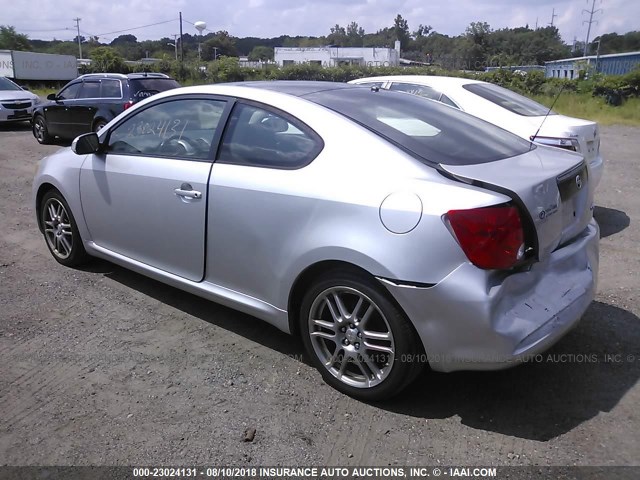 JTKDE177470202502 - 2007 TOYOTA SCION TC 银色 照片 3