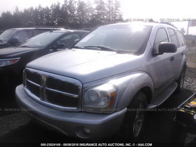 1D4HB58D84F143429 - 2004 DODGE DURANGO LIMITED SILVER photo 2