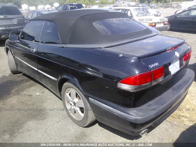 YS3DF78K937005524 - 2003 SAAB 9-3 SE შავი ფოტო 3
