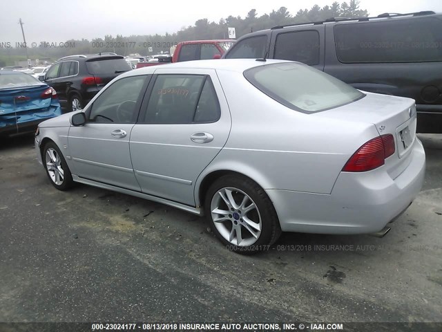 YS3ED49G383510282 - 2008 SAAB 9-5 2.3T GRAY photo 3