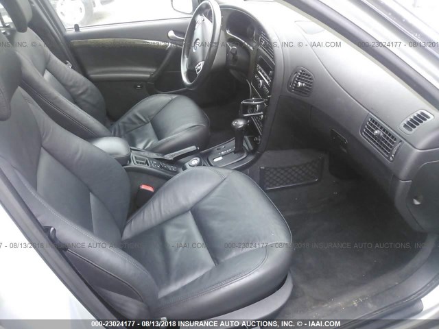 YS3ED49G383510282 - 2008 SAAB 9-5 2.3T GRAY photo 5