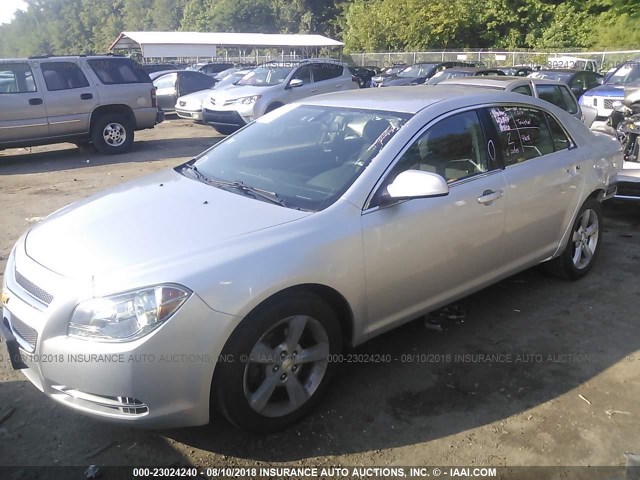 1G1ZC5E18BF362325 - 2011 CHEVROLET MALIBU 1LT ვერცხლისფერი ფოტო 2
