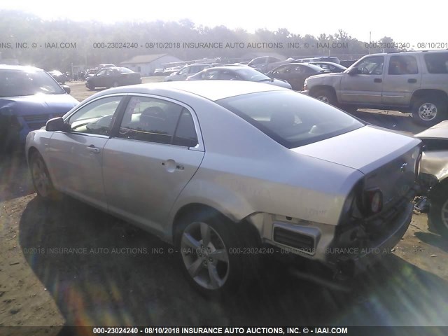 1G1ZC5E18BF362325 - 2011 CHEVROLET MALIBU 1LT ვერცხლისფერი ფოტო 3