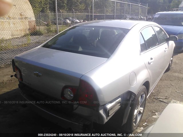 1G1ZC5E18BF362325 - 2011 CHEVROLET MALIBU 1LT ვერცხლისფერი ფოტო 4