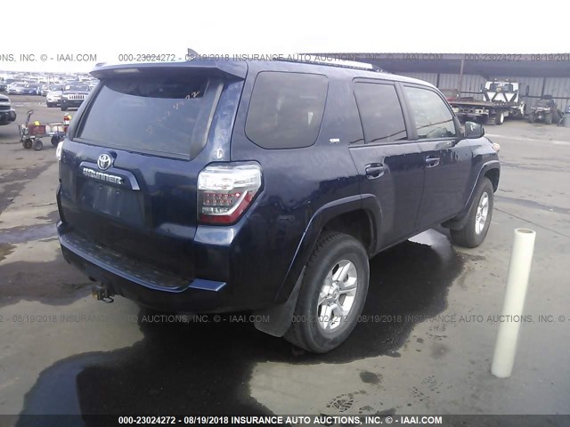 JTEBU5JR2E5170938 - 2014 TOYOTA 4RUNNER SR5/LIMITED/TRAIL BLUE photo 4