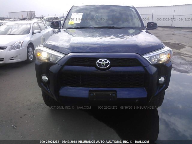 JTEBU5JR2E5170938 - 2014 TOYOTA 4RUNNER SR5/LIMITED/TRAIL BLUE photo 6