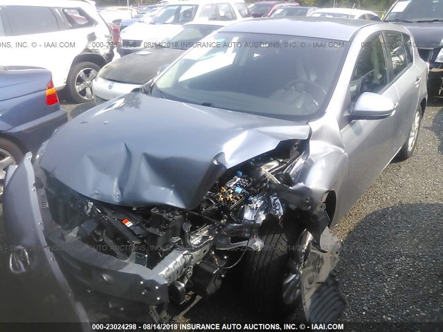 JM1BL1L85C1680595 - 2012 MAZDA 3 I SILVER photo 2