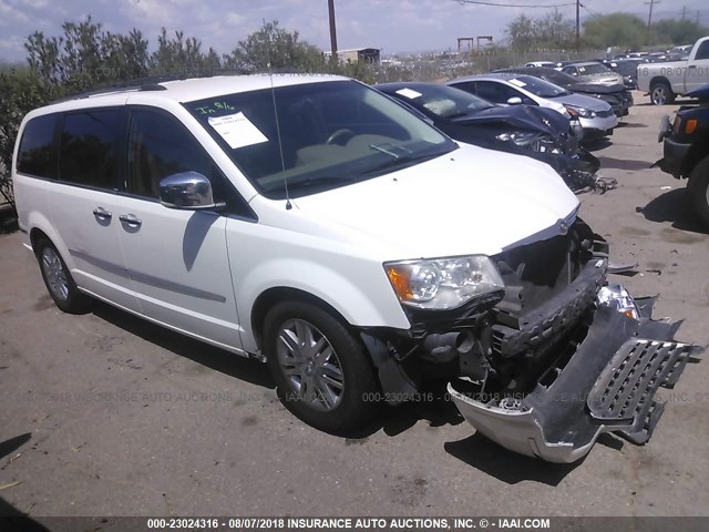2A8HR64X28R787143 - 2008 CHRYSLER TOWN & COUNTRY LIMITED WHITE photo 1