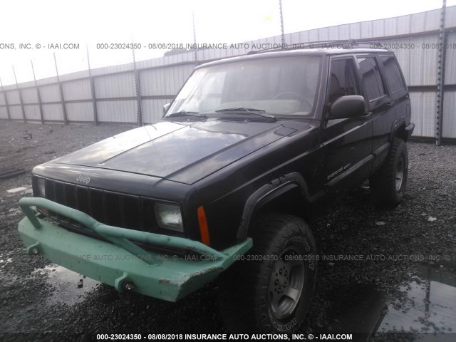 1J4FF68S5XL607953 - 1999 JEEP CHEROKEE SPORT/CLASSIC შავი ფოტო 2
