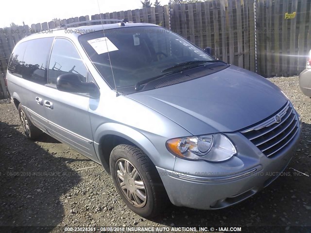 2C8GP64L05R473801 - 2005 CHRYSLER TOWN & COUNTRY LIMITED BLUE photo 1