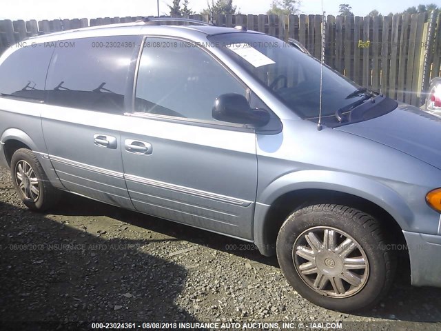 2C8GP64L05R473801 - 2005 CHRYSLER TOWN & COUNTRY LIMITED BLUE photo 6