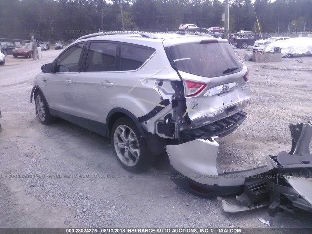 1FMCU0JX5FUC41840 - 2015 FORD ESCAPE TITANIUM SILVER photo 3