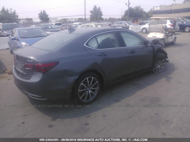 19UUB2F31HA006003 - 2017 ACURA TLX GRAY photo 4