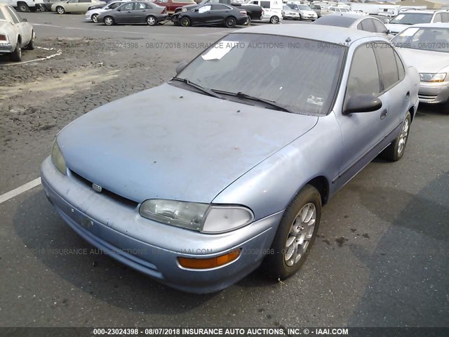 1Y1SK5260SZ100997 - 1995 GEO PRIZM LSI BLUE photo 2