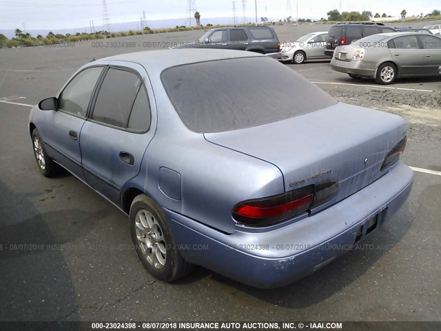 1Y1SK5260SZ100997 - 1995 GEO PRIZM LSI BLUE photo 3