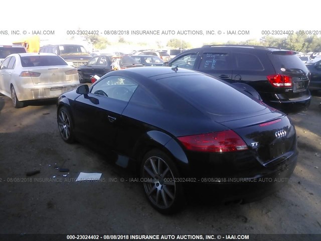 TRUAF38JX91007665 - 2009 AUDI TT BLACK photo 3