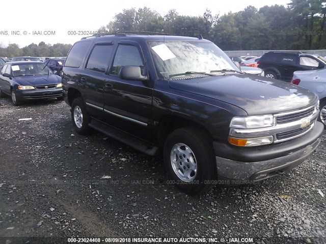 1GNEK13Z36J107411 - 2006 CHEVROLET TAHOE K1500 GRAY photo 1