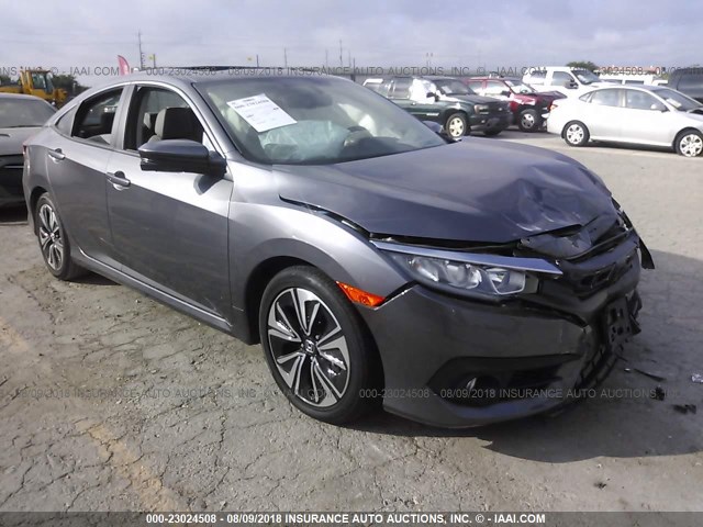 19XFC1F70HE021087 - 2017 HONDA CIVIC EXL 灰色 照片 1