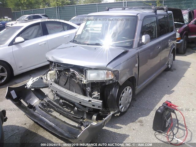 JTLKT334864088768 - 2006 TOYOTA SCION XB Plata foto 2