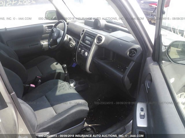 JTLKT334864088768 - 2006 TOYOTA SCION XB Plata foto 5