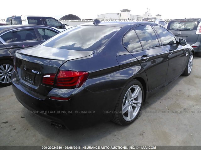 WBAFR9C52CDX79049 - 2012 BMW 550 I GRAY photo 4