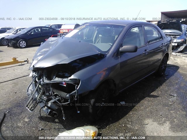 1NXBR32E17Z876390 - 2007 TOYOTA COROLLA CE/LE/S GRAY photo 2