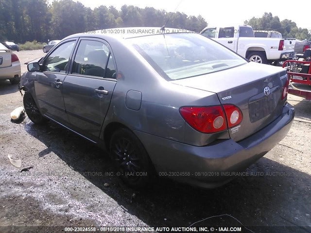 1NXBR32E17Z876390 - 2007 TOYOTA COROLLA CE/LE/S GRAY photo 3