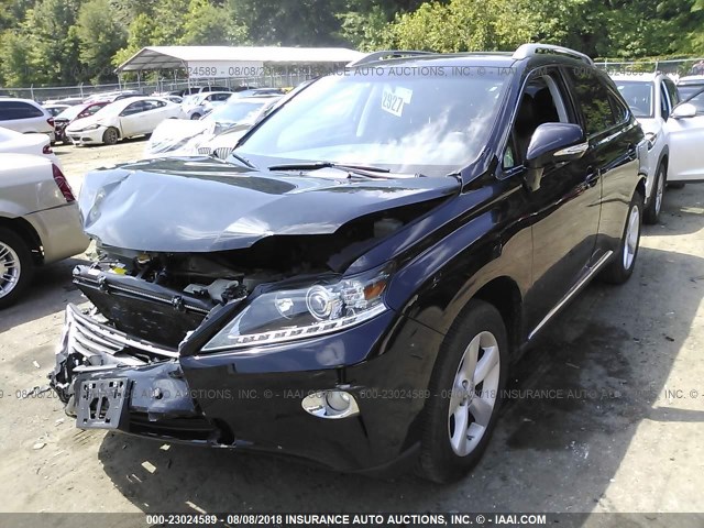 2T2BK1BA7DC200329 - 2013 LEXUS RX 350/BASE/F SPORT BLACK photo 2