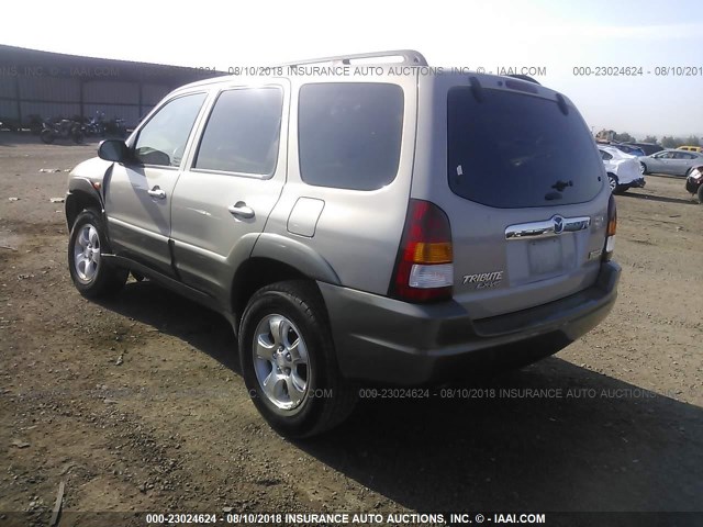 4F2CU09152KM00902 - 2002 MAZDA TRIBUTE LX/ES 银色 照片 3