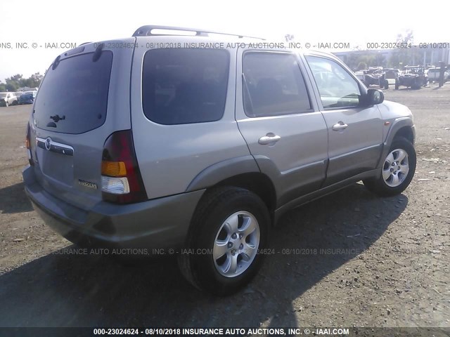 4F2CU09152KM00902 - 2002 MAZDA TRIBUTE LX/ES 银色 照片 4