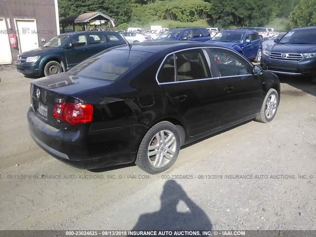 3VWEF71K37M184027 - 2007 VOLKSWAGEN JETTA WOLFSBURG 黑色 照片 4
