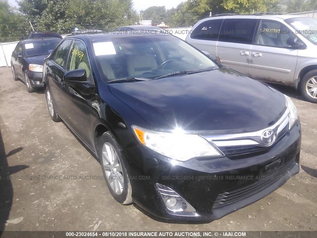 4T4BF1FKXCR205376 - 2012 TOYOTA CAMRY SE/LE/XLE შავი ფოტო 1