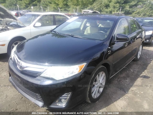 4T4BF1FKXCR205376 - 2012 TOYOTA CAMRY SE/LE/XLE შავი ფოტო 2