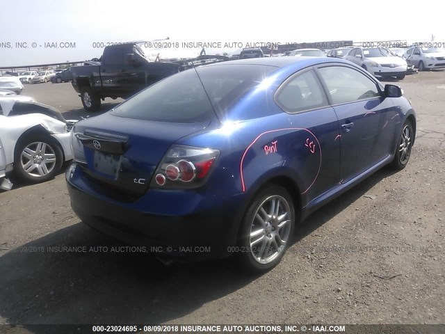 JTKDE167280258554 - 2008 TOYOTA SCION TC 蓝色 照片 4