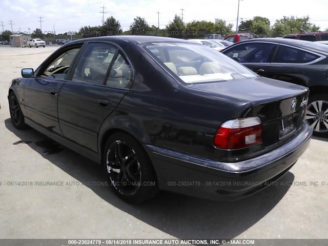 WBADT63422CK27201 - 2002 BMW 530 I AUTOMATIC BLACK photo 3