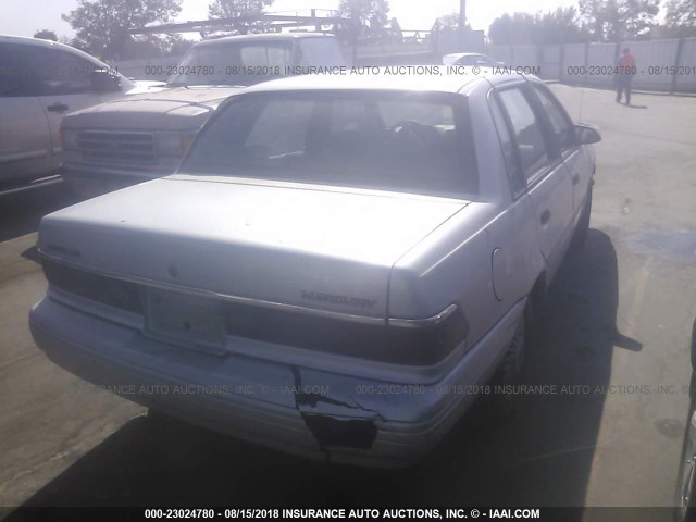 1MEPM36X0RK636233 - 1994 MERCURY TOPAZ GS SILVER photo 4