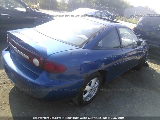 1G1JF12F237238138 - 2003 CHEVROLET CAVALIER LS 蓝色 照片 4
