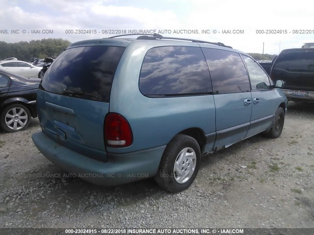 2B4GP44G4XR323067 - 1999 DODGE GRAND CARAVAN SE/SPORT BLUE photo 4