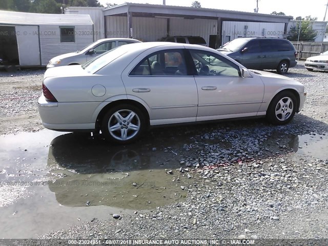 1LNHM87A2YY921634 - 2000 LINCOLN LS კრემისფერი ფოტო 4